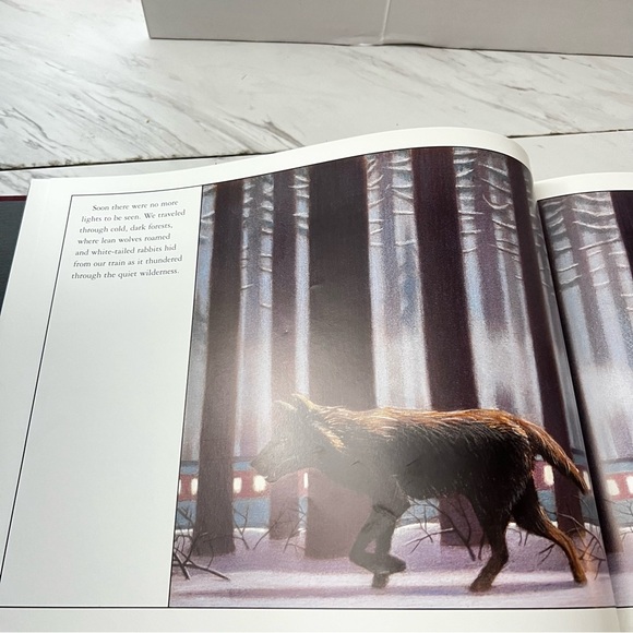 The Polar Express Book by Chris Van Allsburg Hard Cover Kids Children - Picture 14 of 16